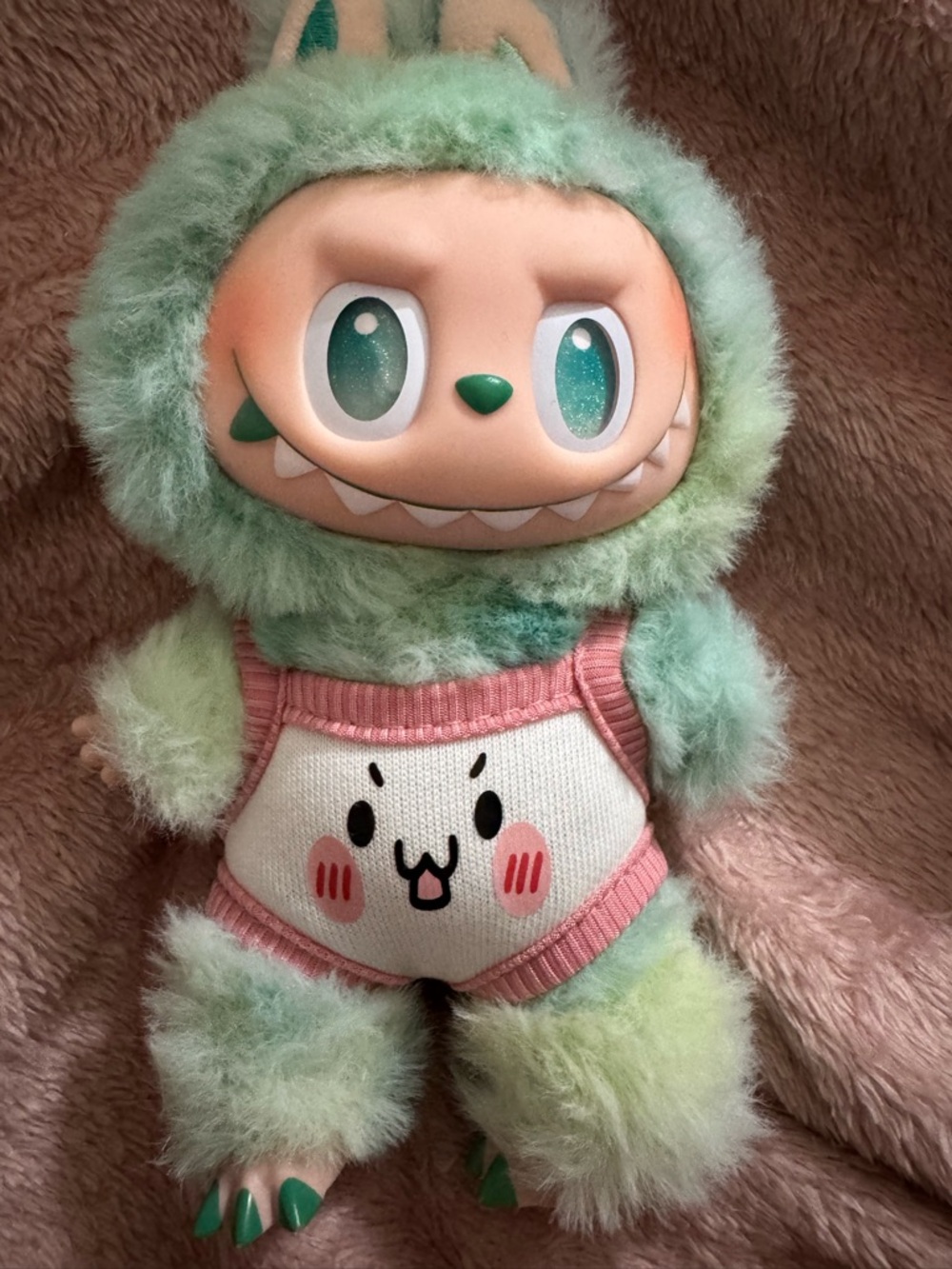 Cute Face Labubu Romper - doll NOT included